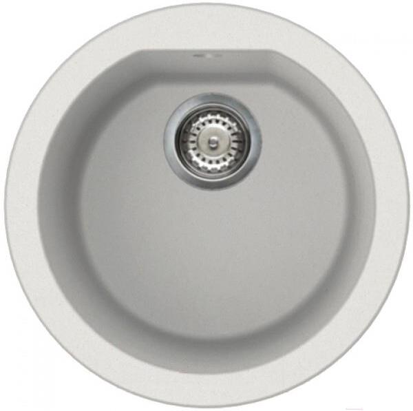 

Кухонная мойка Elleci Fox ROUND G52 Bianco [LGFROU52], Кухонная мойка Elleci Fox Round Bianco Pietra 52