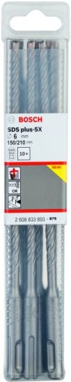 

Сверло Bosch SDS-plus 5X [2.608.833.893], Сверло Bosch SDS-plus 5X 2.608.833.893