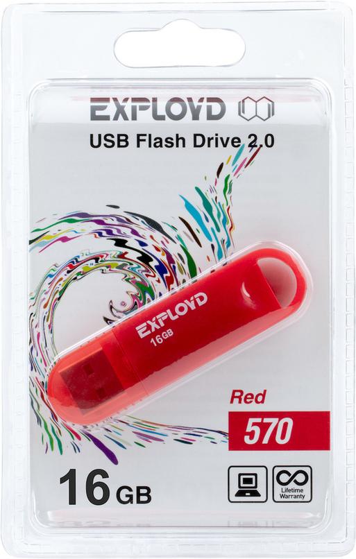 

Usb flash Exployd 570 16Gb красный, 570 16Gb