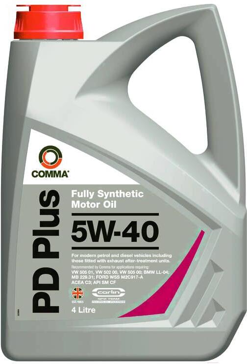 

Моторное масло Comma PD Plus 5W40 4л [DPD4L], Моторное масло Comma PD Plus 5W40 4л DPD4L