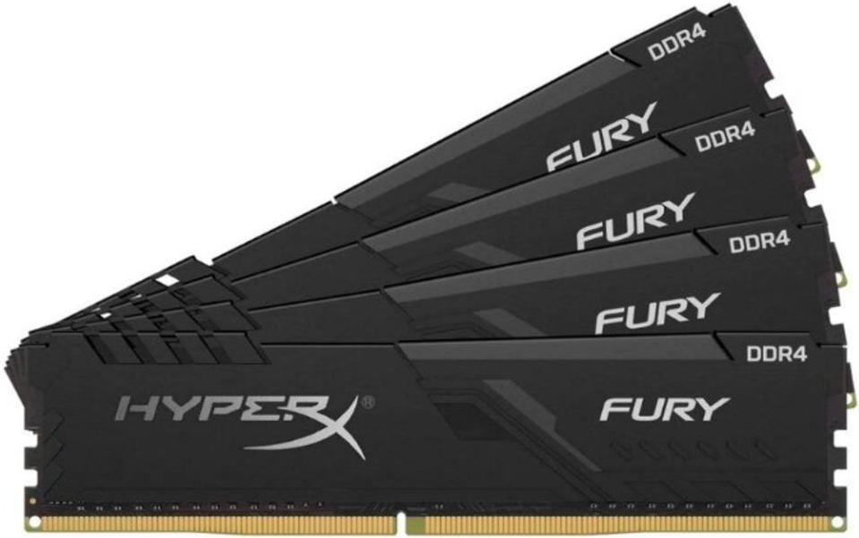 

Оперативная память Kingston HyperX Fury 16GB PC-25600 DDR4-3200 Black [HX432C16FB3K4/16], HyperX Fury 16GB PC-25600 DDR4-3200