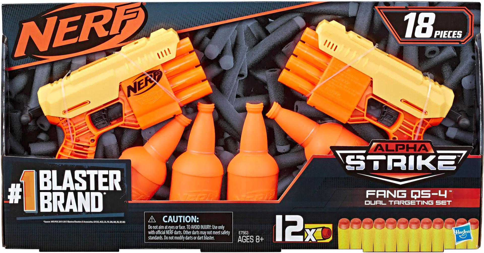 

Игровой набор Hasbro Нерф Альфа Страйк Фанг QS4 [E7563], Нерф Альфа Страйк Фанг QS4