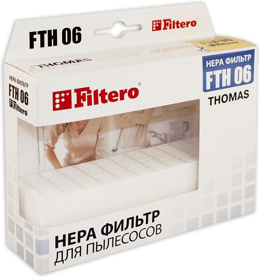 

Фильтр для пылесоса Filtero НЕРА-фильтр [FTH 06], FTH 06