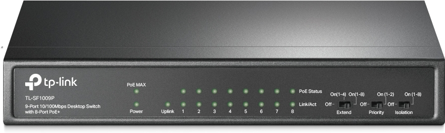 

Коммутатор TP-Link TL-SF1009P, (TP-Link TL-SF1009P)