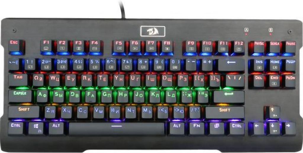 

Клавиатура Redragon Visnu RU Rainbow Black [75025], Клавиатура Redragon Visnu