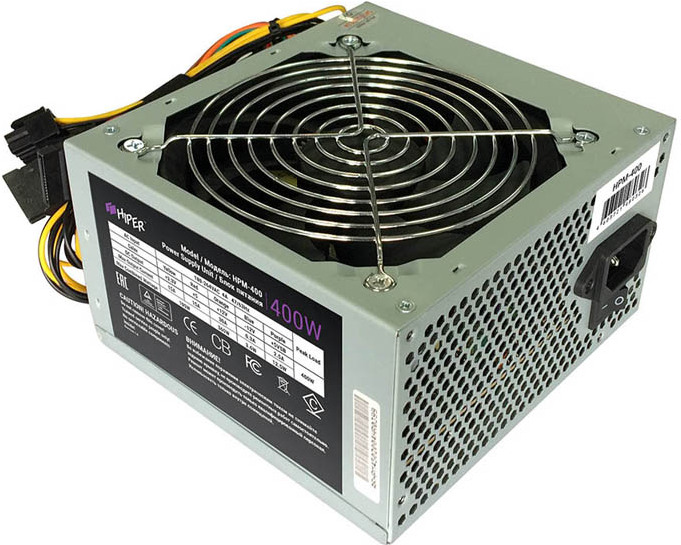 

Блок питания Hiper HPM-400 OEM 400W, Блок питания для компьютеров Hiper HPM-400 OEM 400W