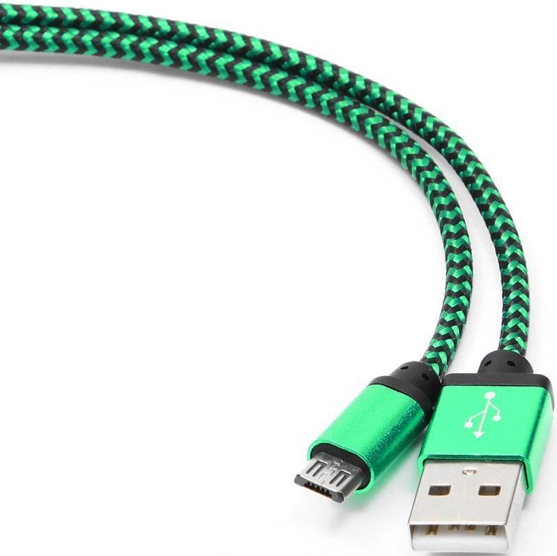 

Кабель USB2.0 Gembird CC-mUSB2gn1m Green, CC-mUSB2gn1m