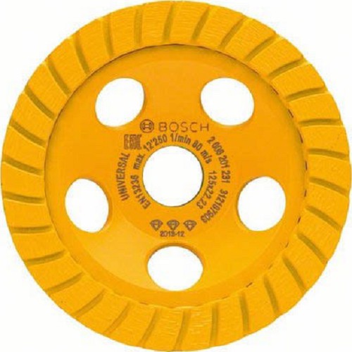 

Алмазная чашка Bosch Turbo best for universal 125х22 мм [2.608.201.231], Алмазная чашка Bosch Turbo best for universal 125х22 мм 2.608.201.231