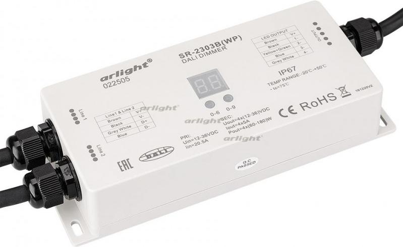 

Arlight Диммер DALI SR-2303BWP (12-36V, 240-720W, 4 адреса, IP67) [022505], Диммер DALI SR-2303BWP (12-36V, 240-720W, 4 адреса, IP67)