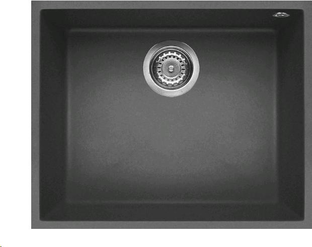 

Кухонная мойка Elleci Quadra 105 Undermount K99 Dark Grey [LKQ10599BSO], Quadra 105