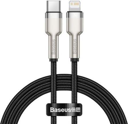 

Кабель Baseus CATLJK-01 Cafule Series Metal Data Cable Type-C to Lightning 20W 0.25m Black (Baseus Cafule Series Metal Data Cable Type-C to iP PD 20W 0.25m Black (CATLJK-01))