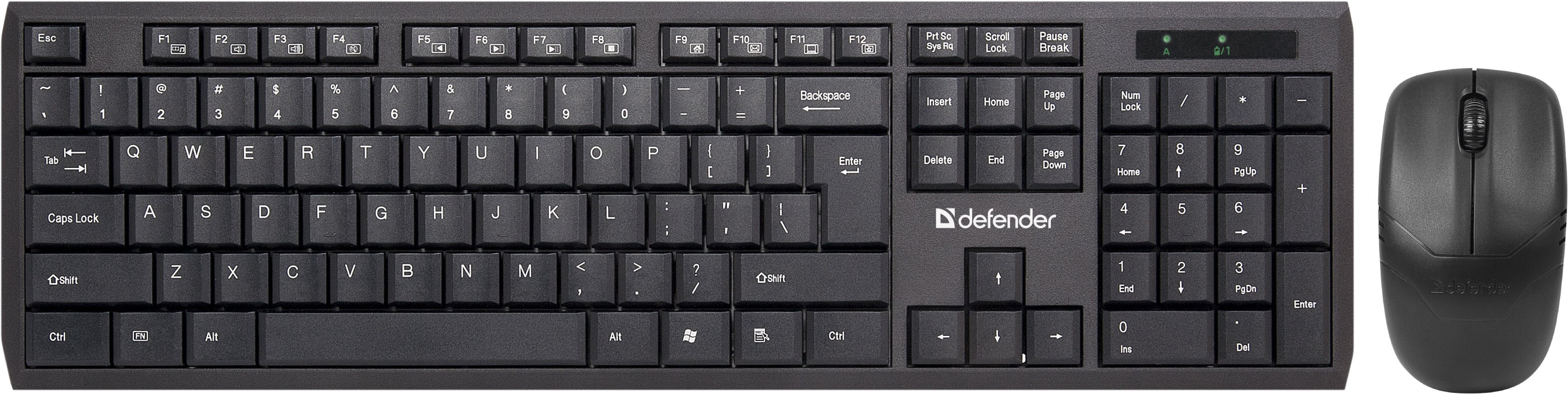 

Мышь + клавиатура Defender Harvard C-945 Nano, Набор периферии Defender Harvard C-945 Nano 45945
