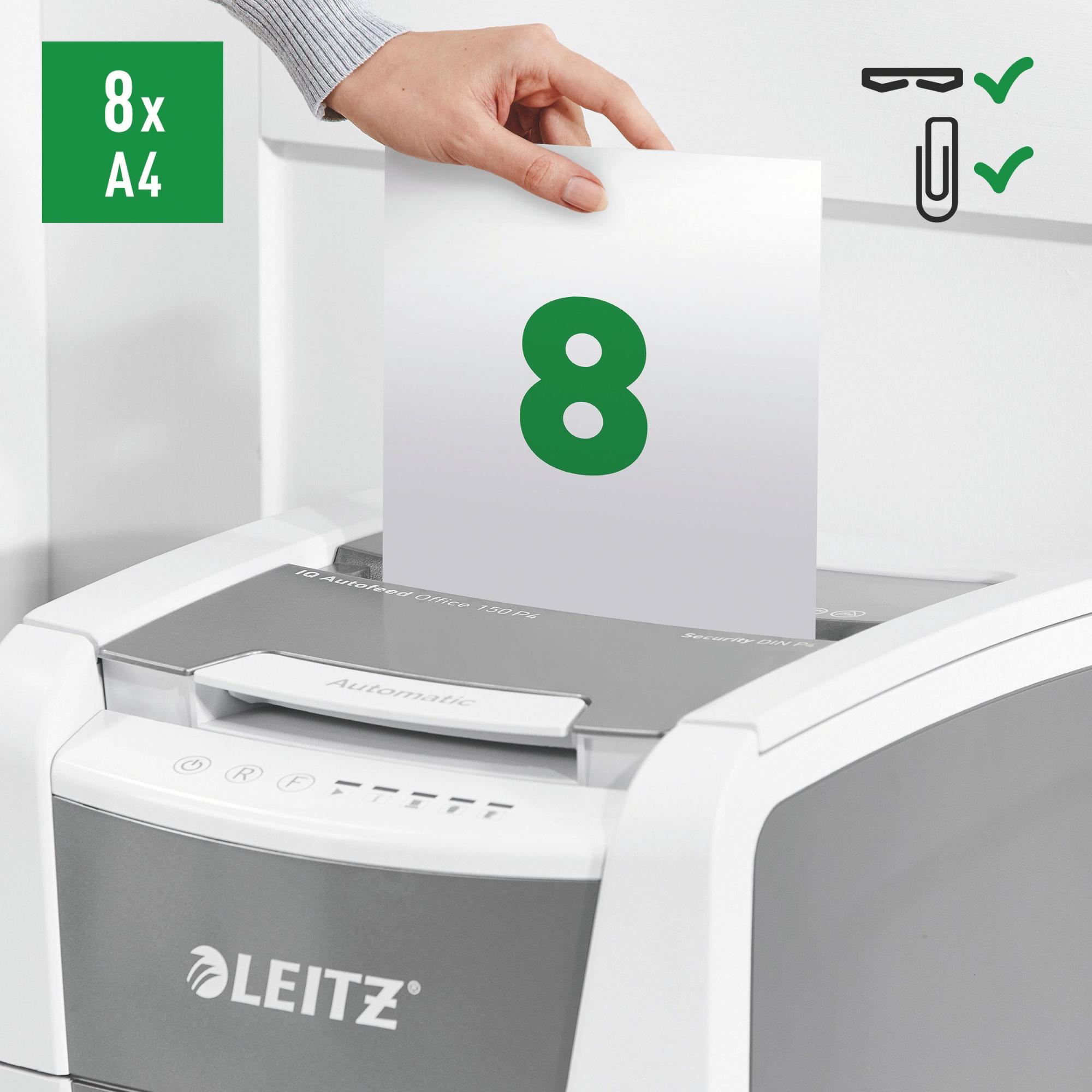 

Шредер Leitz IQ Autofeed Office 150 P4 [80130000], IQ Autofeed Office 150 P4