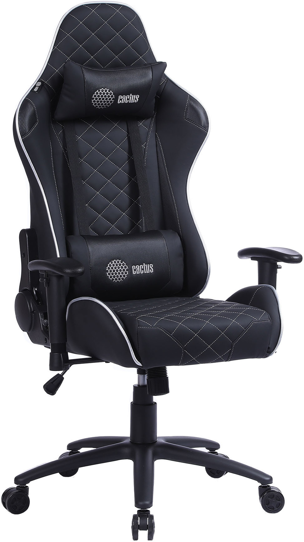 

Кресло CACTUS CS-CHR-030BLS черный/серебристый