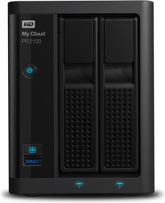 

Сетевой накопитель WD My Cloud Pro PR2100 0TB NO HDD [WDBVND0000NBK-EEUE], My Cloud Pro PR2100 no HDD