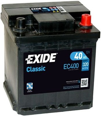 

Автомобильный аккумулятор Exide Classic EC400 (40 А/ч), Аккумулятор Exide Classic EC400 40 А/ч