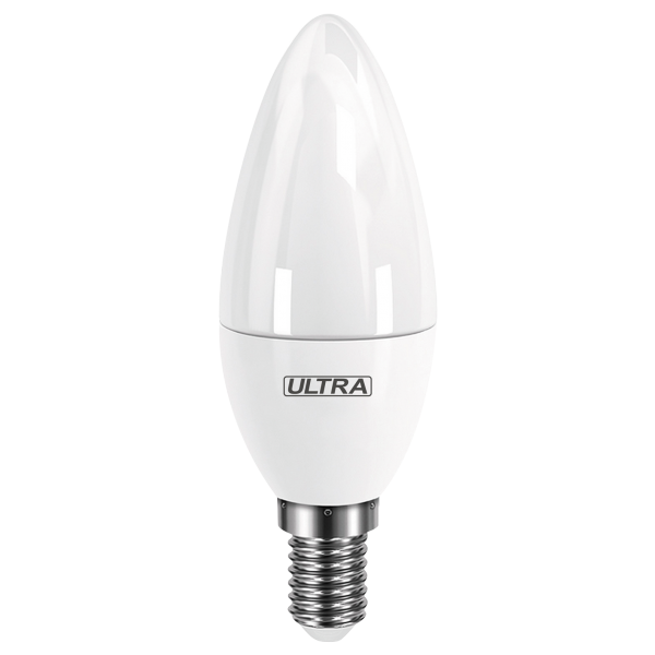 

Светодиодная лампа Ultra LED С37 7W E14 4000K, LED С37 7W E14 4000K