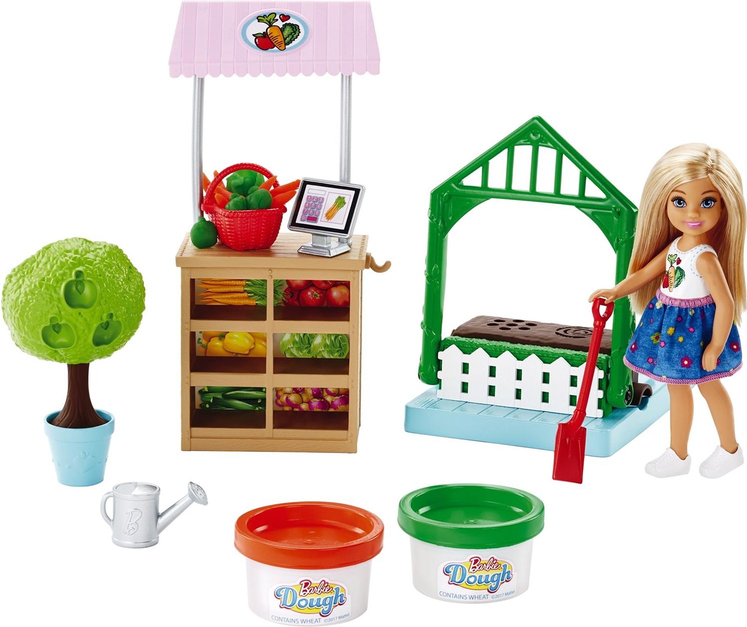 

Игрушка Barbie Овощной сад Челси [FRH75], Овощной сад Челси