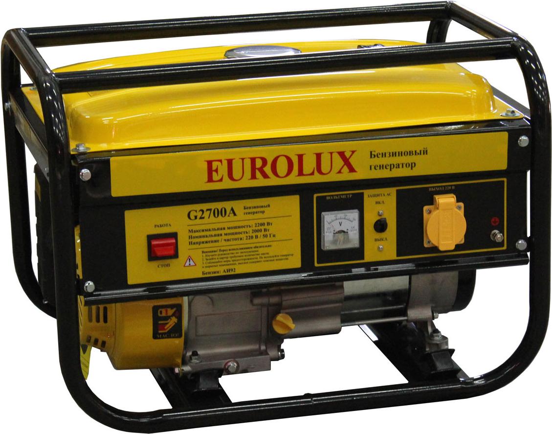 

Электрогенератор EUROLUX G2700A [арт, 64/1/36], Бензиновый генератор Eurolux G2700A