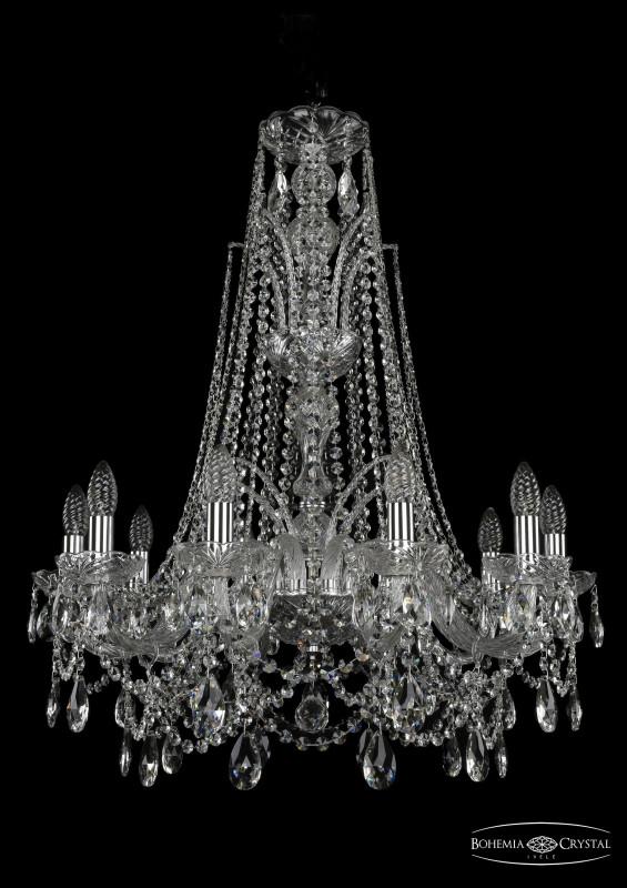 

Подвесная люстра Bohemia Ivele Crystal 1411/10/240/XL-84/Ni