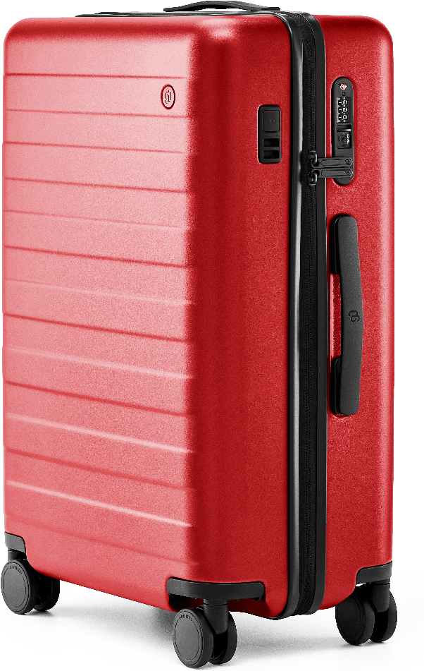 

Чемодан-спиннер Ninetygo Rhine PRO plus Luggage 24'' красный (223105), Чемодан Ninetygo Rhine PRO plus Luggage 24'' Red