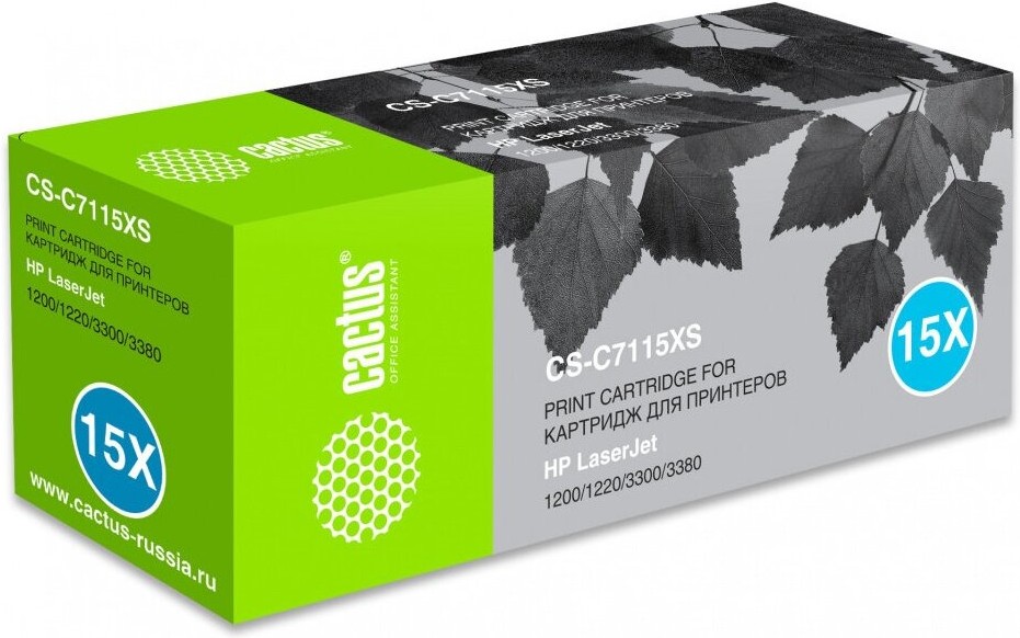 

Картридж Cactus CS-C7115XS Black