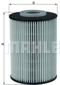 

Фильтр топливный Knecht/Mahle KX393D, KX393D