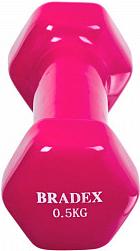 

Гантель Bradex SF 0532 0,5 кг розовый, SF 0532 0,5 кг