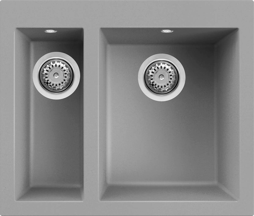 

Кухонная мойка Elleci Quadra 150 K97 Light Grey [LKQ15097], Кухонная мойка Elleci Quadra 150 Light Grey K97