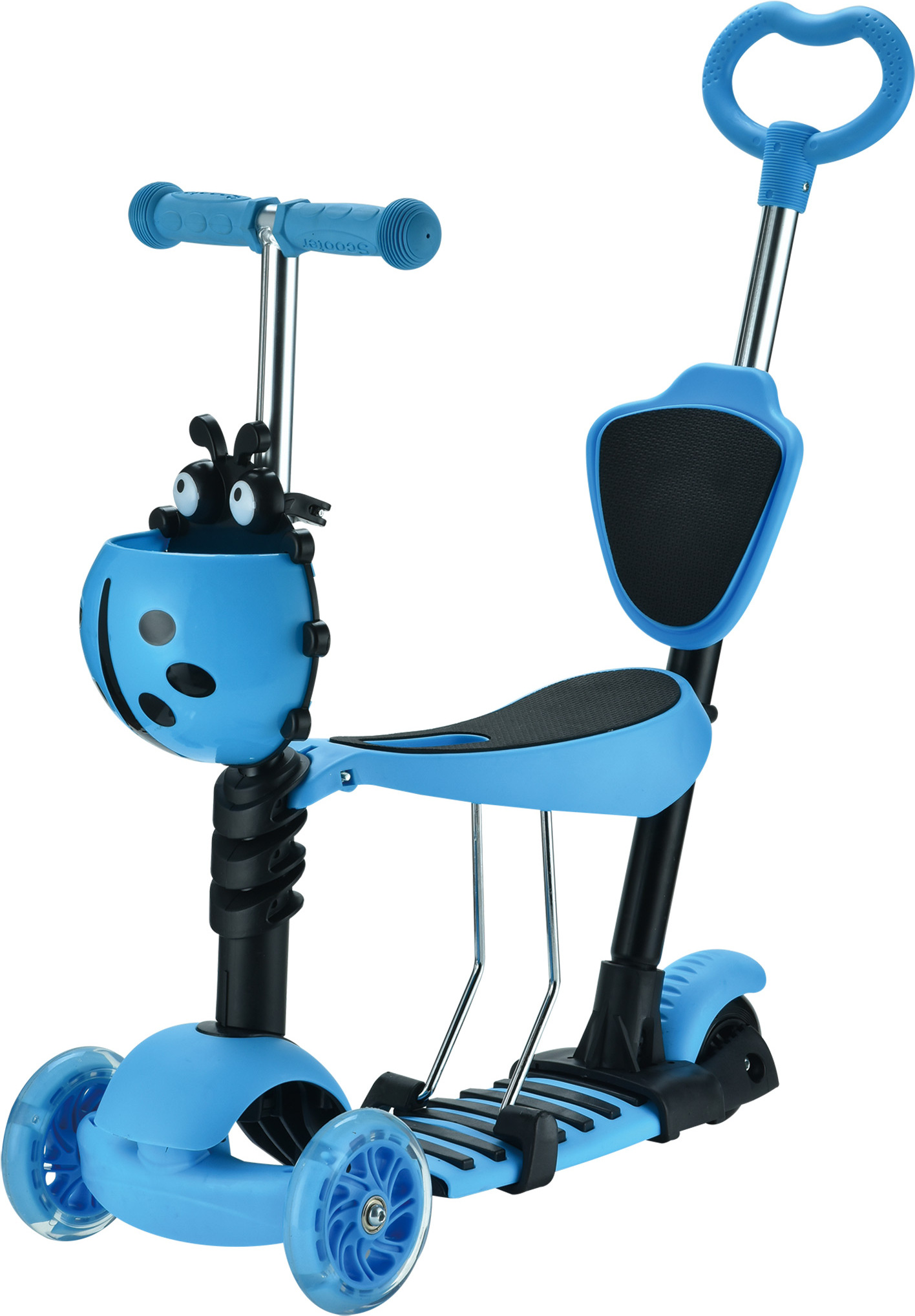 

Самокат MicMax MG13-BL, Самокат MicMax 5 в 1 MG13-BL (голубой)