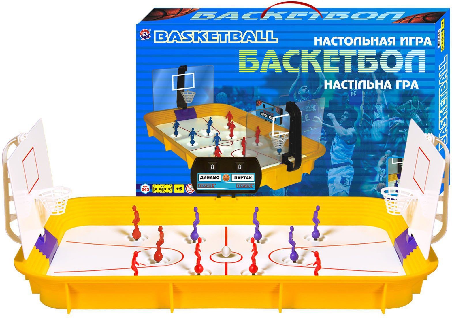 

Настольная игра ТехноК Баскетбол 0342, Баскетбол 0342