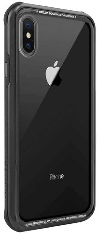 

Чехол для телефона SwitchEasy iGlass iPhone XS Max черный [GS-103-46-170-11], iGlass iPhone XS Max