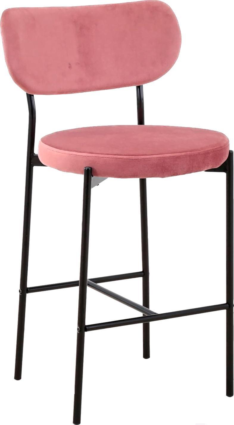 

Барный стул Stool Group Барбара велюр пыльно-розовый [CC-09006 HLR-44], Барный стул Stool Group Барбара велюр CC-09006 HLR-44 пыльно-розовый
