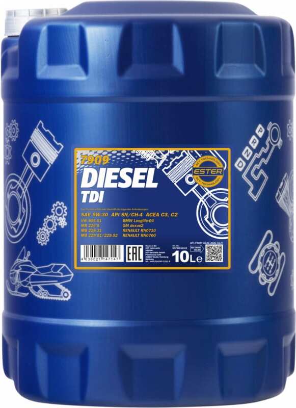 

Моторное масло Mannol Diesel TDI 5W30 SM/CF 10л [MN7909-10], Моторное масло Mannol Diesel TDI 5W30 SM/CF 10л MN7909-10