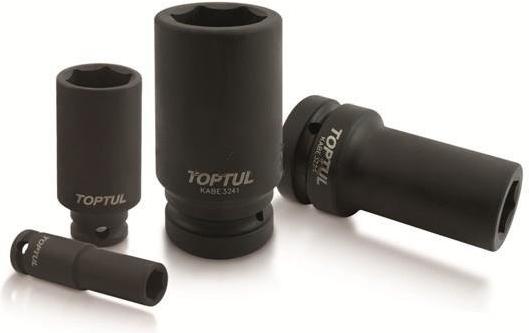 

Набор торцевых головок Toptul KABE1618 1 предмет, 1/2" 18мм 6гр глубокая