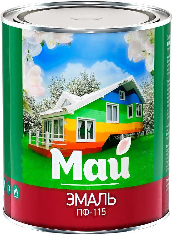 

Краска Ярославские краски Май ПФ-115 800г белый