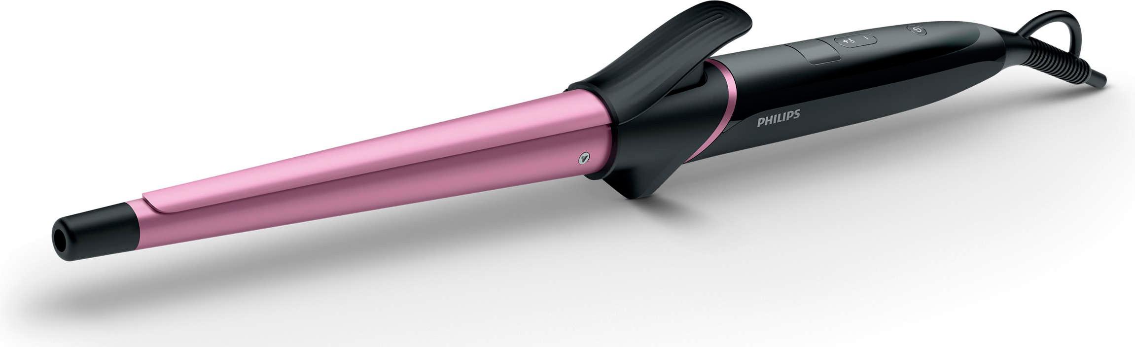 

Конусная плойка Philips BHB871/00, Щипцы Philips BHB871/00 черный/розовый