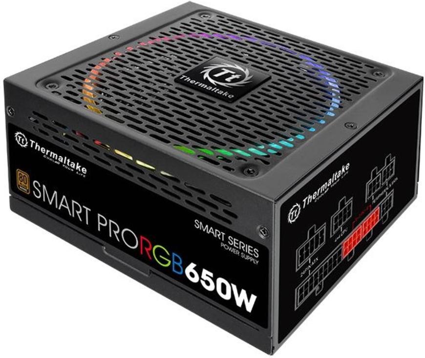 

Блок питания Thermaltake SMART PRO 650 [PS-SPR-0650FPCBEU-R], SMART PRO 650