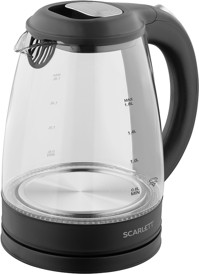 

Электрочайник Scarlett SC-EK27G67 Black, Электрочайник Scarlett SC-EK27G67