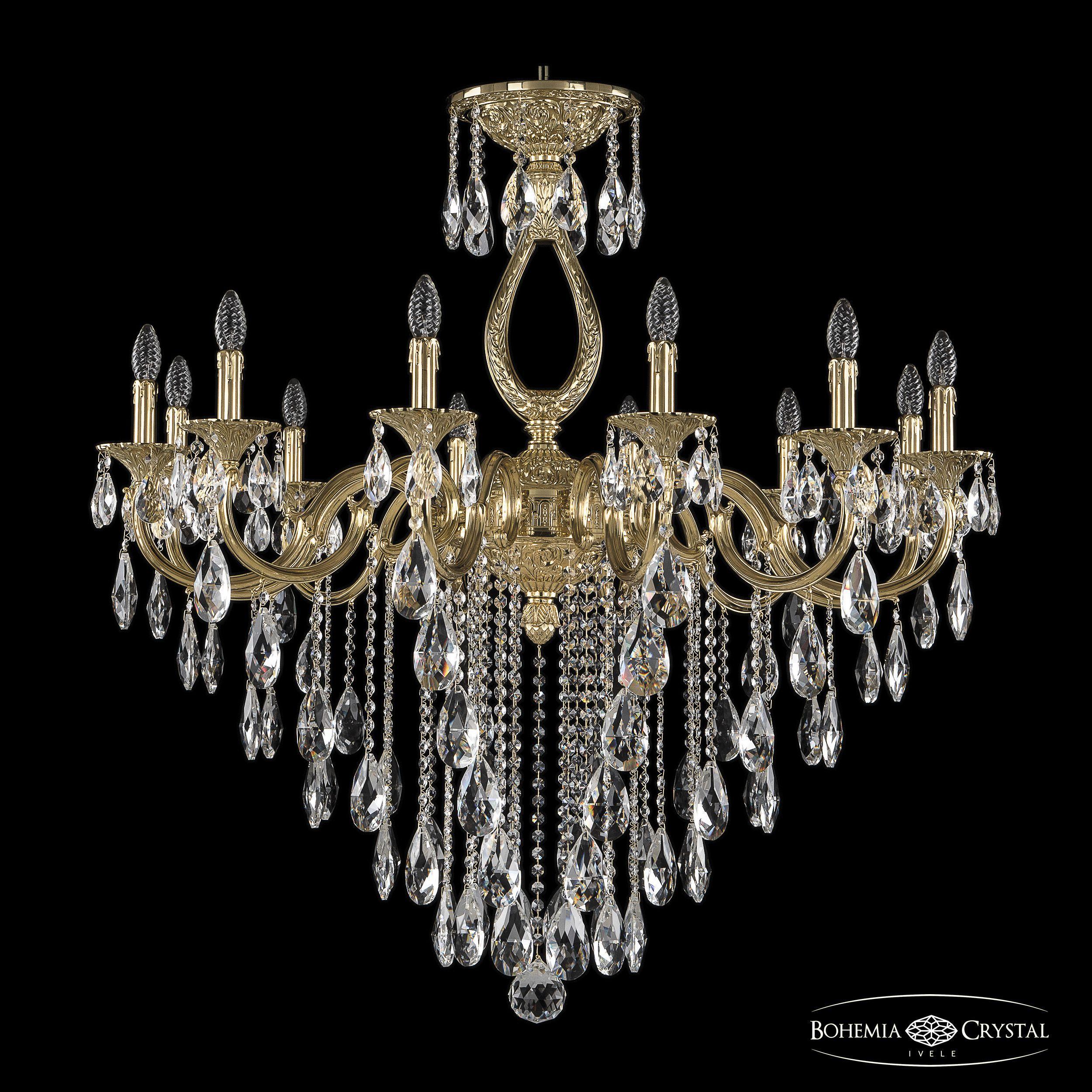 

Подвесная люстра Bohemia Ivele Crystal 72301/12/360 B G
