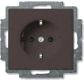 

Розетка ABB Basic 55 2013-0-5338 шато-черный