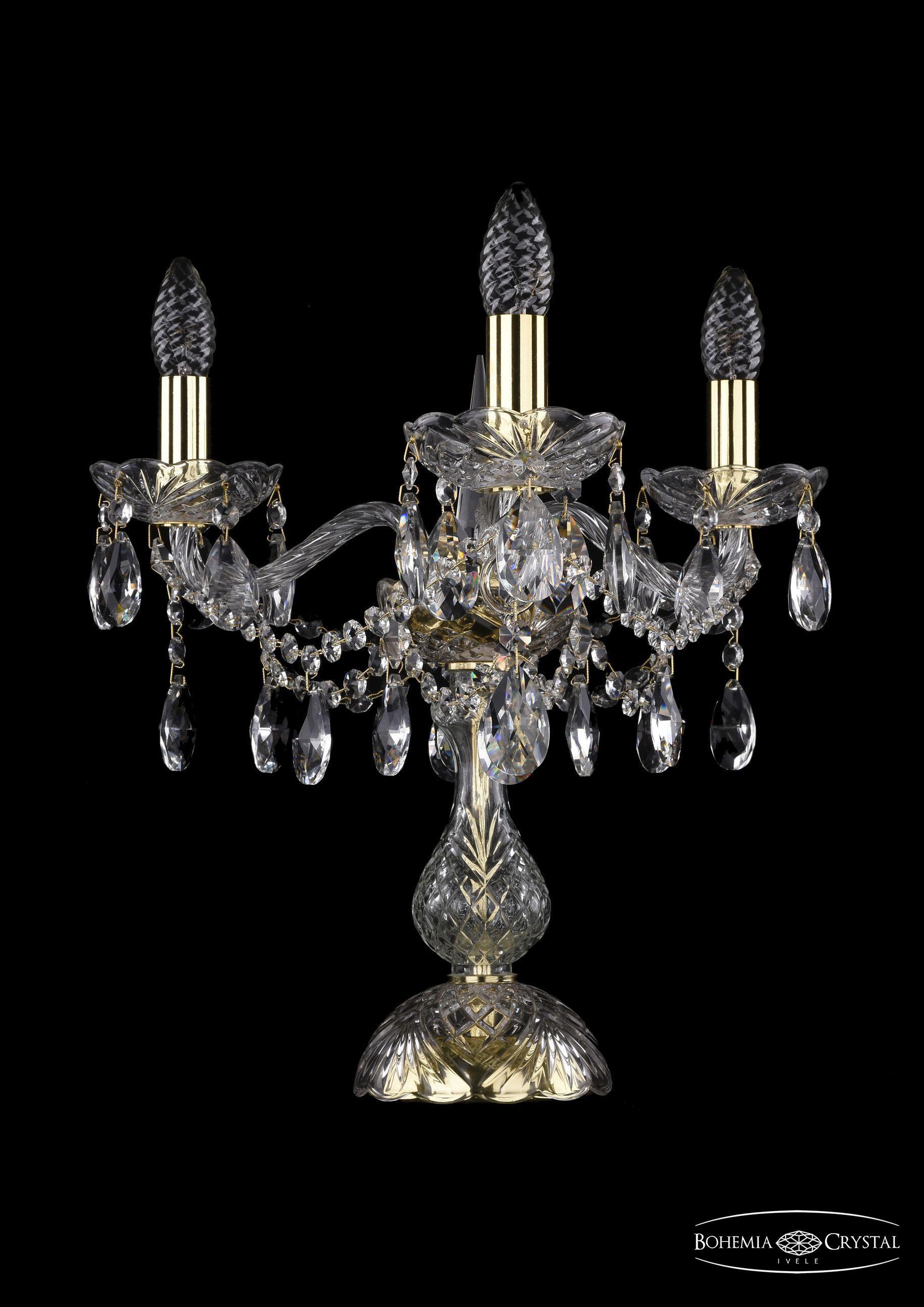 

Подвесная люстра Bohemia Ivele Crystal 1413L/3/141-39/G, Настольная лампа Bohemia Ivele Crystal 1413L/3/141-39/G