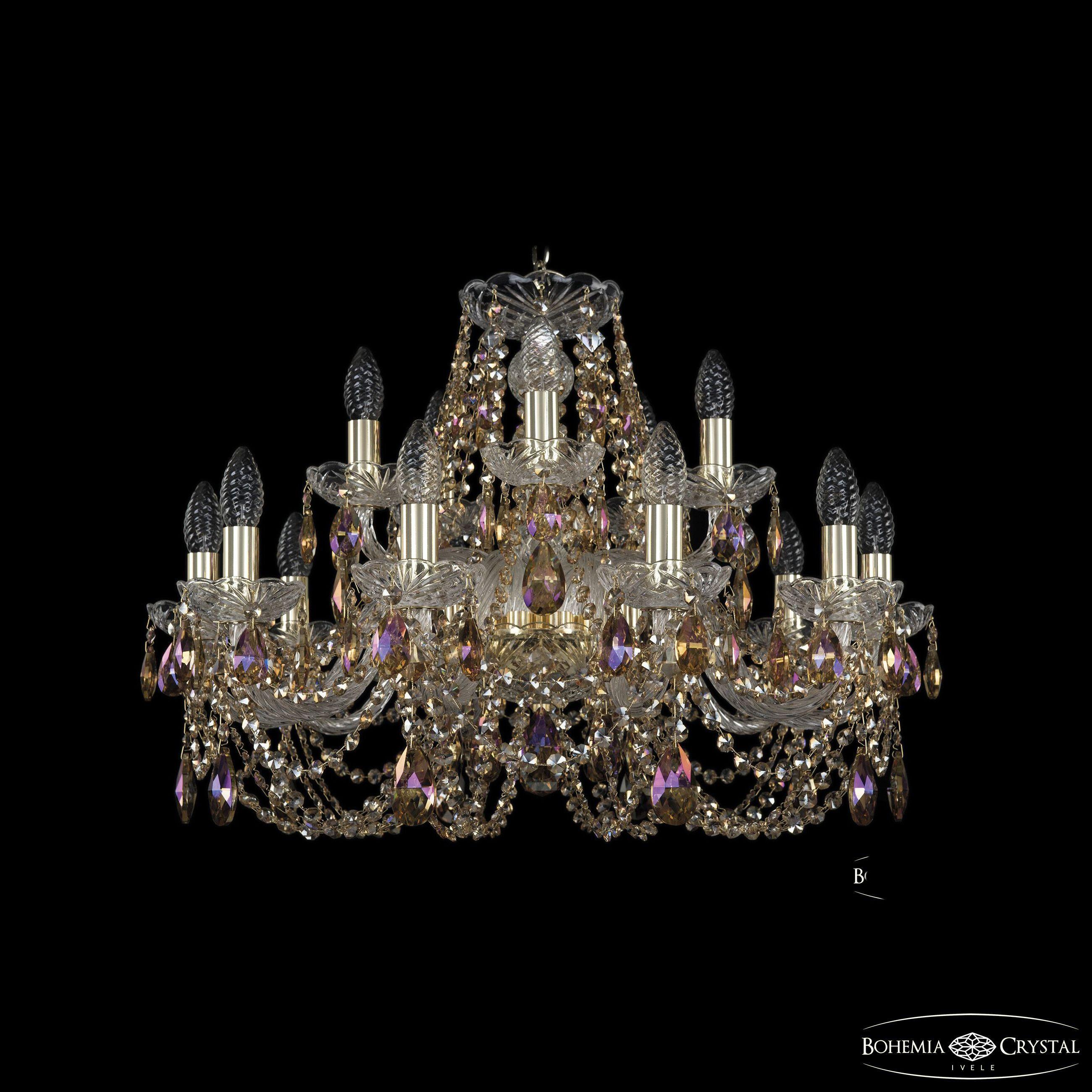 

Подвесная люстра Bohemia Ivele Crystal 1406/10+5/240 G R777
