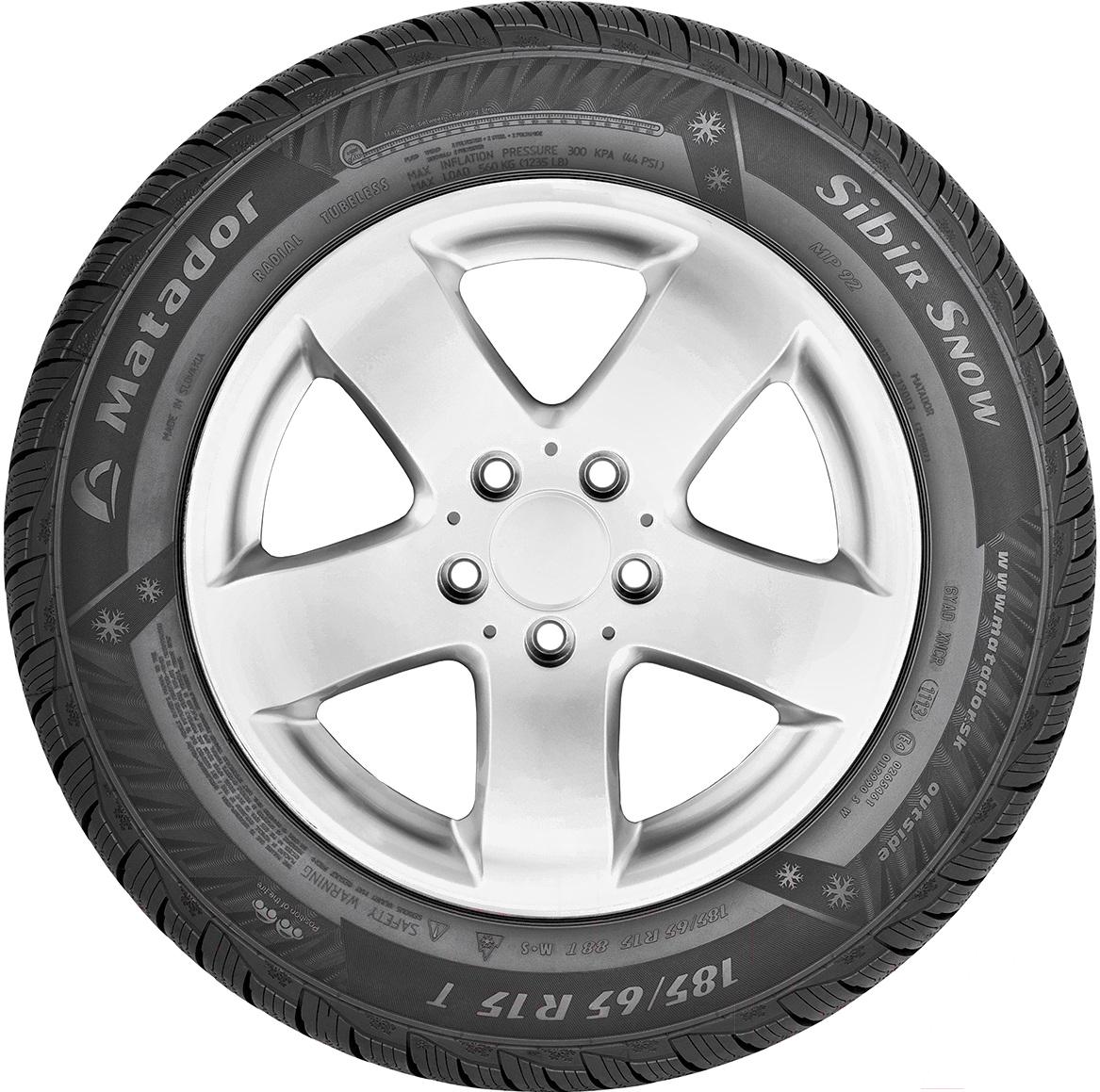 

Шины Matador MP 92 Sibir Snow 195/50R15 82H, MP 92 Sibir Snow 195/50R15 82H