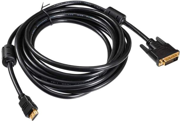 

Кабель Buro HDMI-19M-DVI-D-5M, HDMI-19M-DVI-D-5M