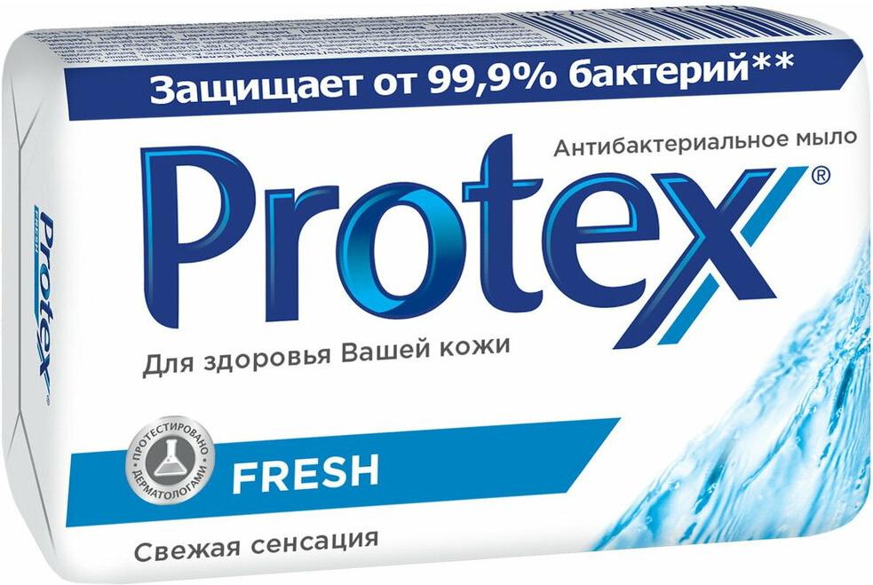 

Мыло твердое Protex Fresh антибактериальное 90г