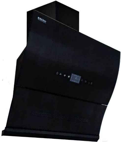 

Вытяжка Backer FH60E-WAV 200 MC Black Glass, АН60E-WAV 200 MC