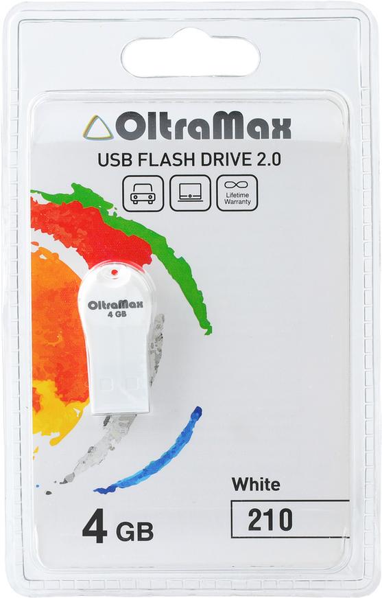 

Usb flash Oltramax OM-4GB-210 белый, OM-4GB-210