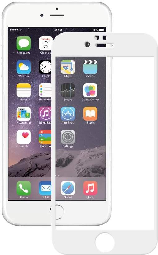 

Защитное стекло Deppa 61998 для Apple iPhone 6 Plus; 6S Plus, Защитная пленка Deppa 3D для Apple iPhone 6/6S Plus 61998 белое