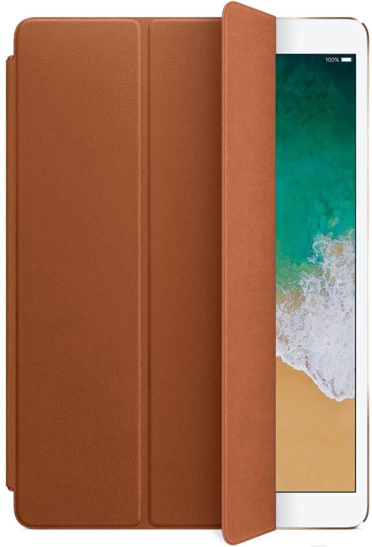 

Чехол для планшета Apple Leather Smart Cover for iPad Pro 10.5 Saddle Brown / MPU92ZM/A, Leather Smart Cover for 10.5-inch iPad Pro
